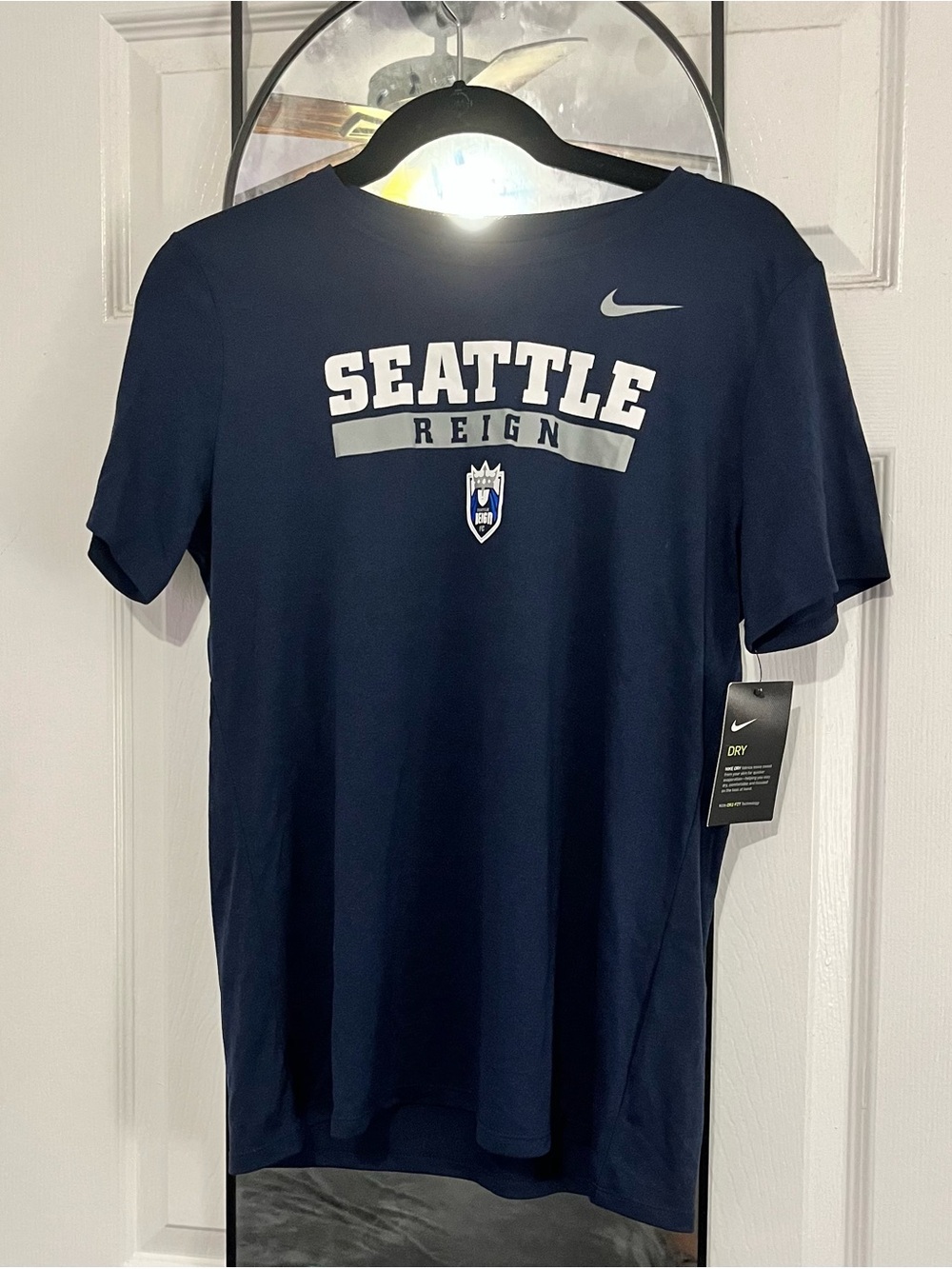 Nike Navy Seattle Reign Short Sleeve Tee